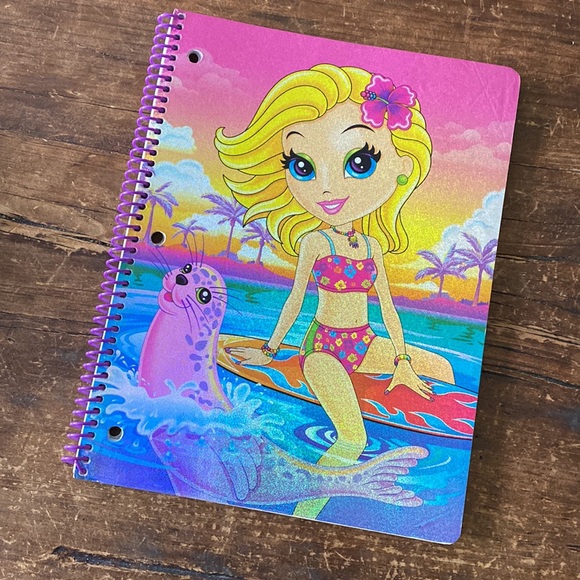 Lisa Frank Surfer Girl Theme Notebook 70 Pages NEW 2003 - Picture 8 of 8